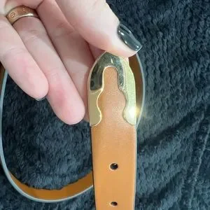 New FENDI women’s FF logo loop waist leather belt. One size. Fendi | Accessories | New Fendi Womens Ff Logo Loop Waist  main image 2